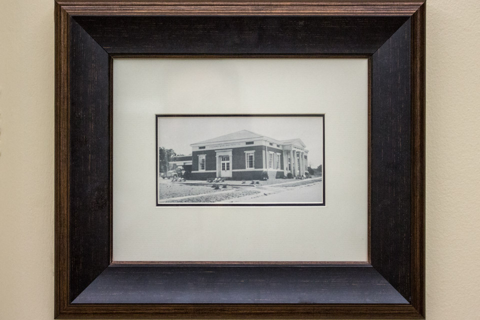 Steeped in History: A customer brought us a postcard from when our building was first opened by CB&T in 1953.